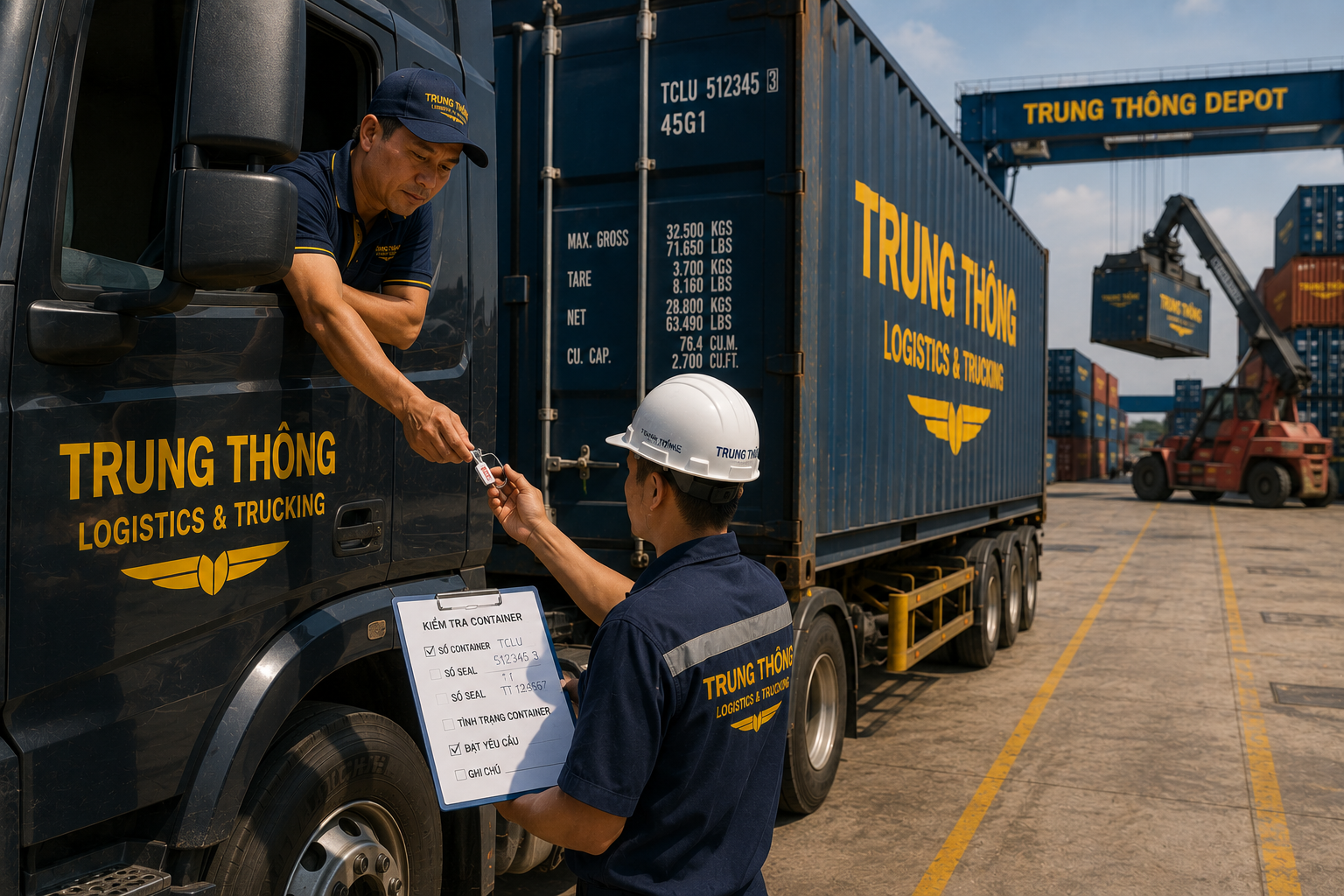 Giao nhận container Trung Thông